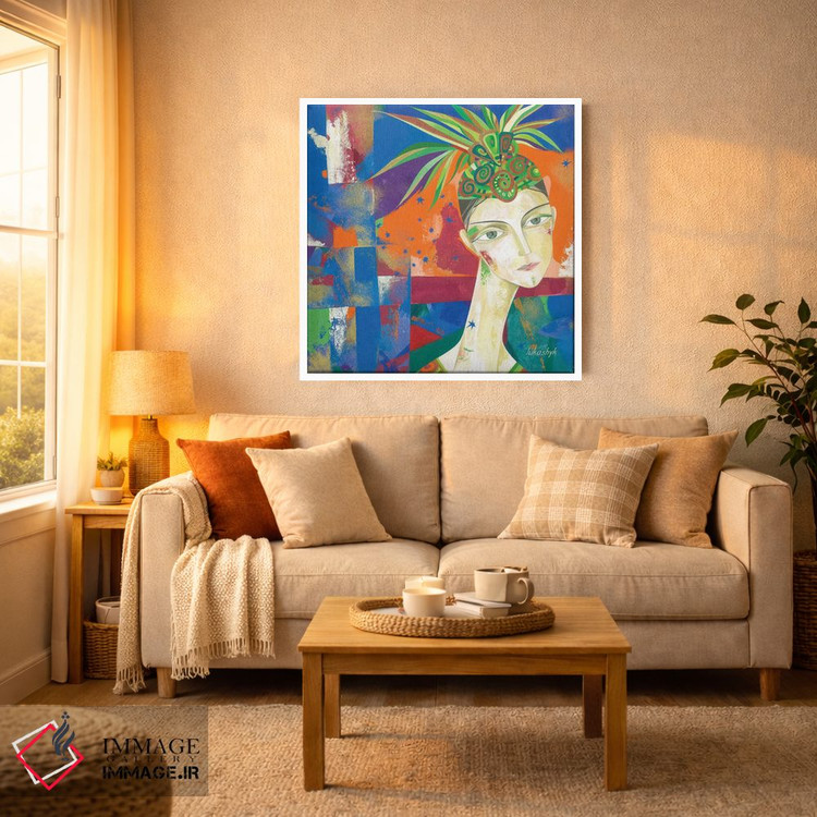 تابلو دکوراتیو در نور نورافکن ها ۱ اثر نلی لوکاشیک - D3W