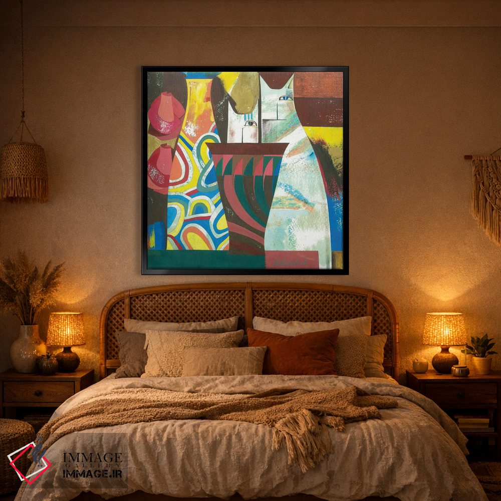 تابلو دکوراتیو بازی اثر نلی لوکاشیک - D2B