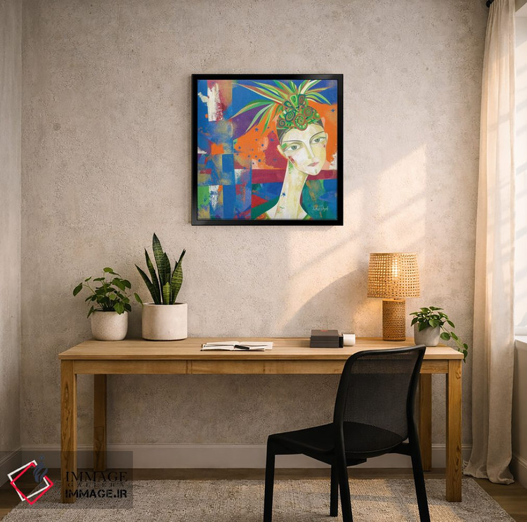 تابلو دکوراتیو در نور نورافکن ها ۱ اثر نلی لوکاشیک - D5B