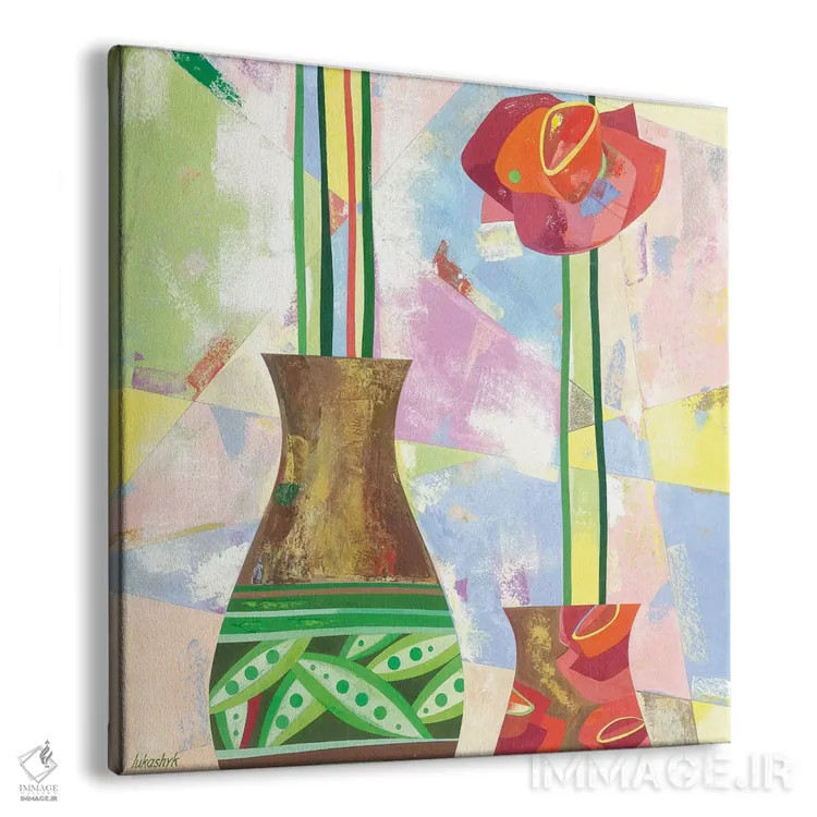 تابلو انتزاعی سوگیری یا تمایل اثر نلی لوکاشیک - نمای پرسپکتیو محصول