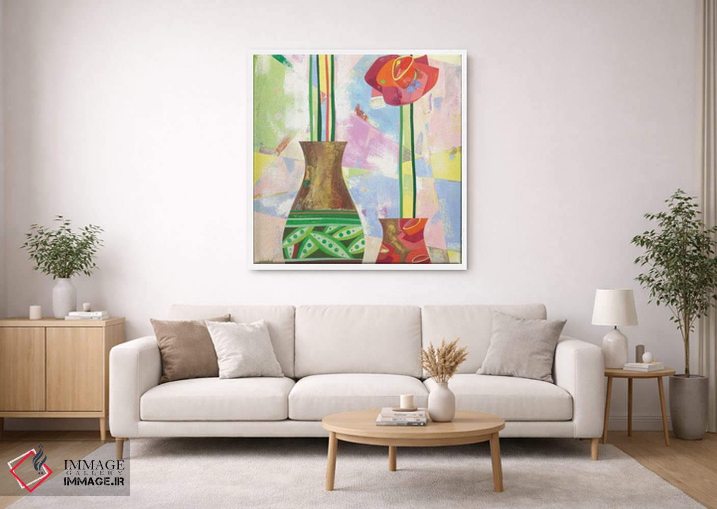 تابلو انتزاعی سوگیری یا تمایل اثر نلی لوکاشیک - D1W