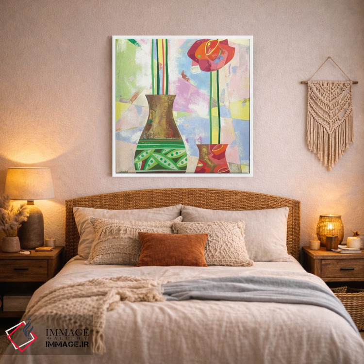 تابلو انتزاعی سوگیری یا تمایل اثر نلی لوکاشیک - D3W