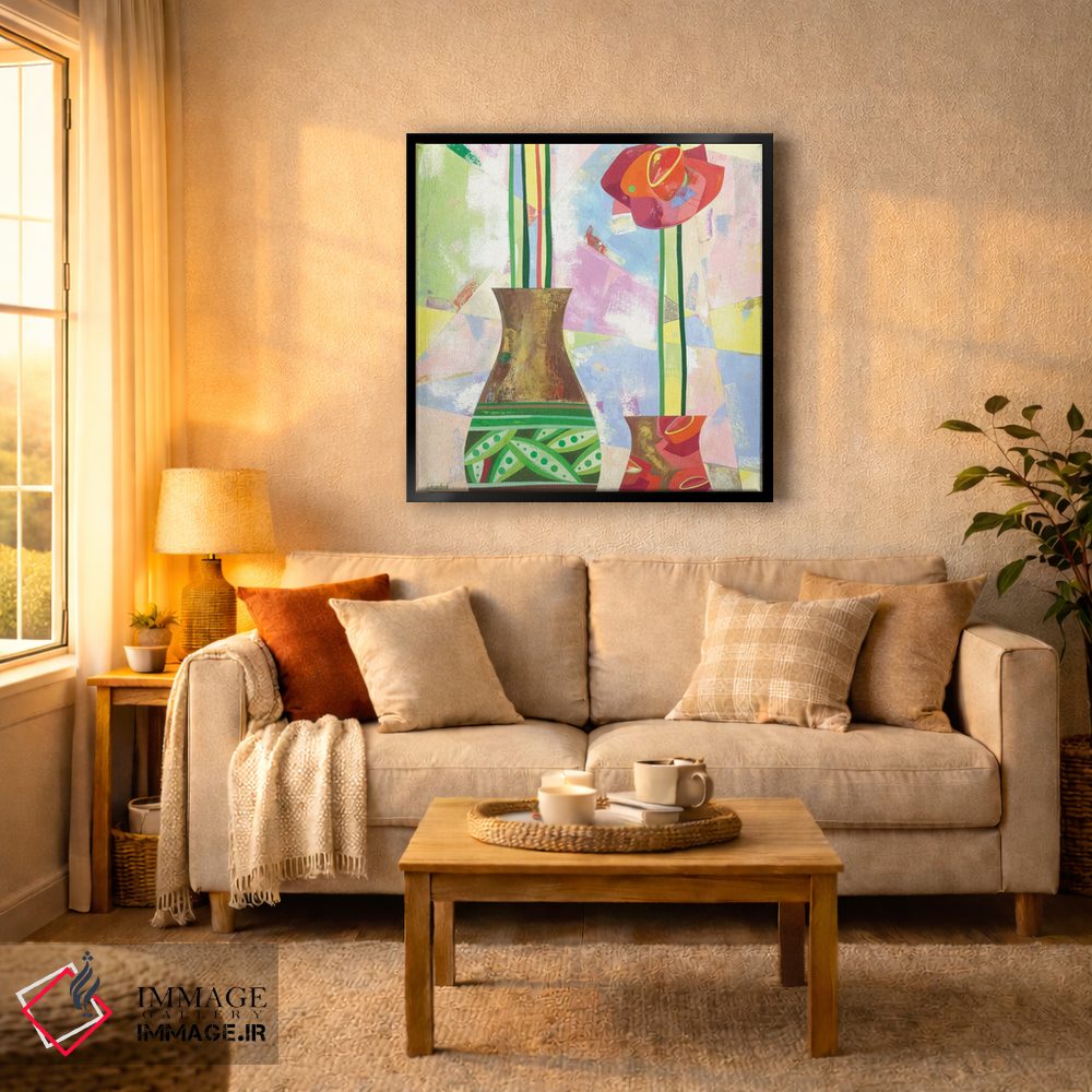 تابلو انتزاعی سوگیری یا تمایل اثر نلی لوکاشیک - D6B