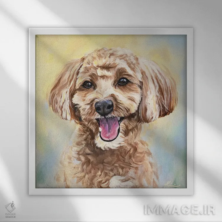 تابلو دکوراتیو کاواپو اثر لینزی کیوی - نمای قابدار سفید