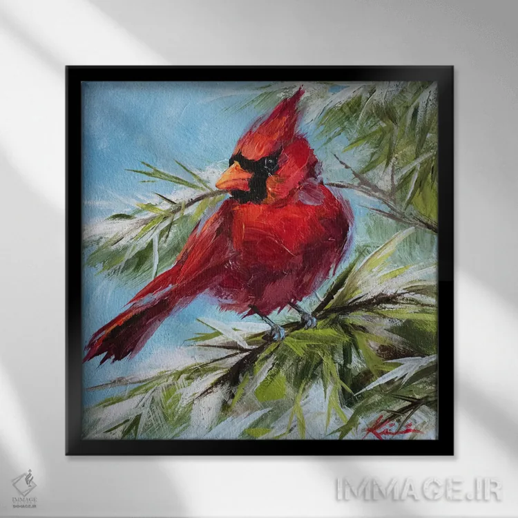 تابلو دکوراتیو کارباورال اثر لینزی کیوی - نمای قابدار مشکی