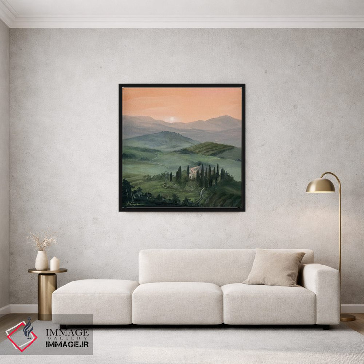 تابلو دکوراتیو توسکانی اثر لینزی کیوی - D1B