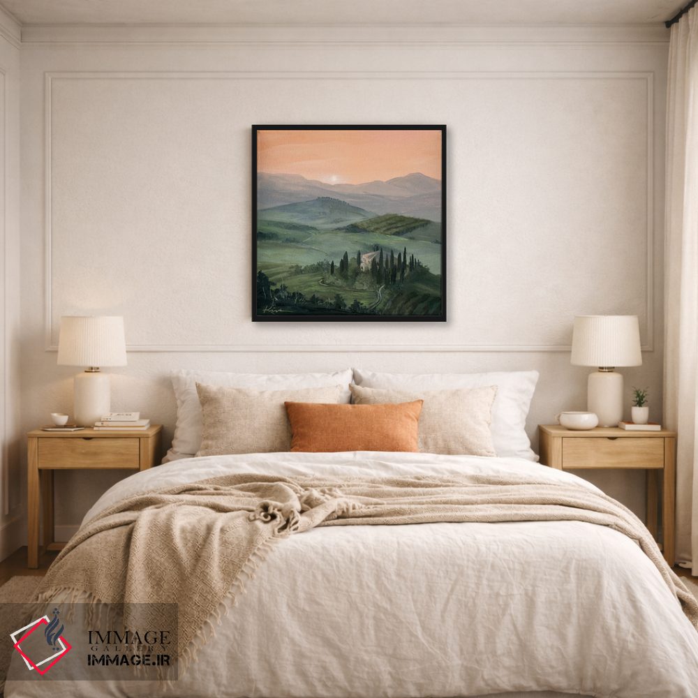 تابلو دکوراتیو توسکانی اثر لینزی کیوی - D6B