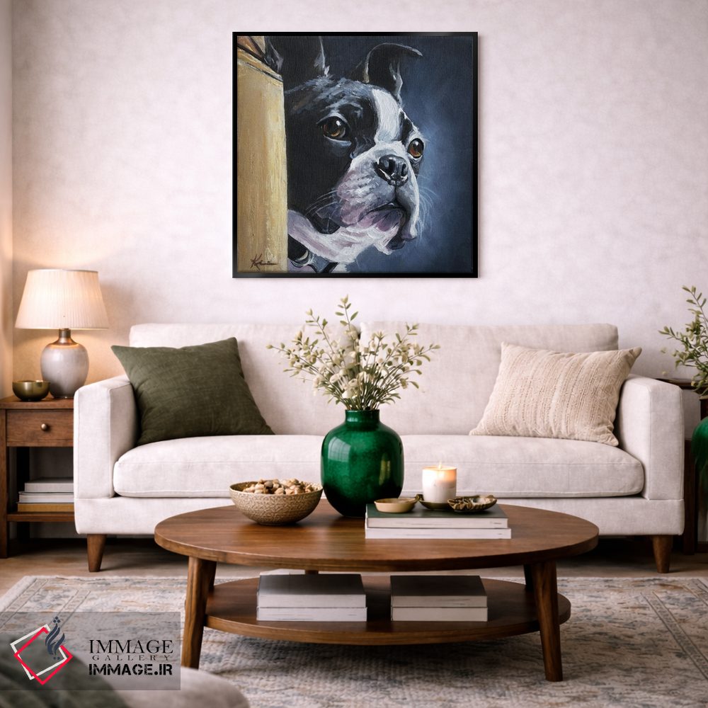 تابلو دکوراتیو بوستون تریر ۳ اثر لینزی کیوی - D2B