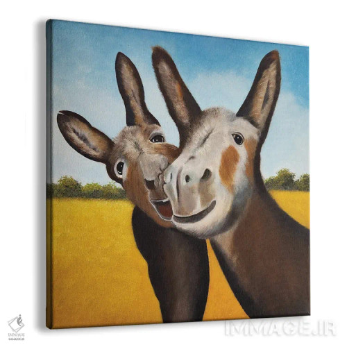 تابلو دکوراتیو جک و جنی اثر شریل میلر لکی - نمای پرسپکتیو محصول