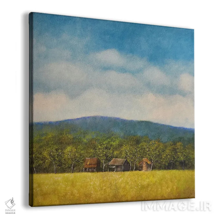 تابلو دکوراتیو دامنه کوه اثر شریل میلر لکی - نمای پرسپکتیو محصول