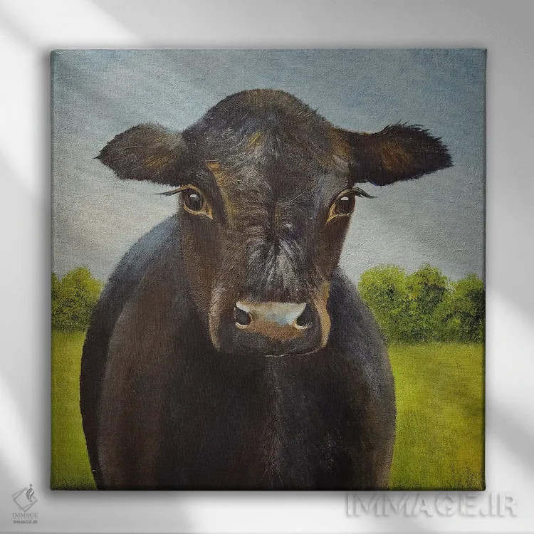 تابلو دکوراتیو اگنس اثر شریل میلر لکی - نمای روبهرو روی دیوار