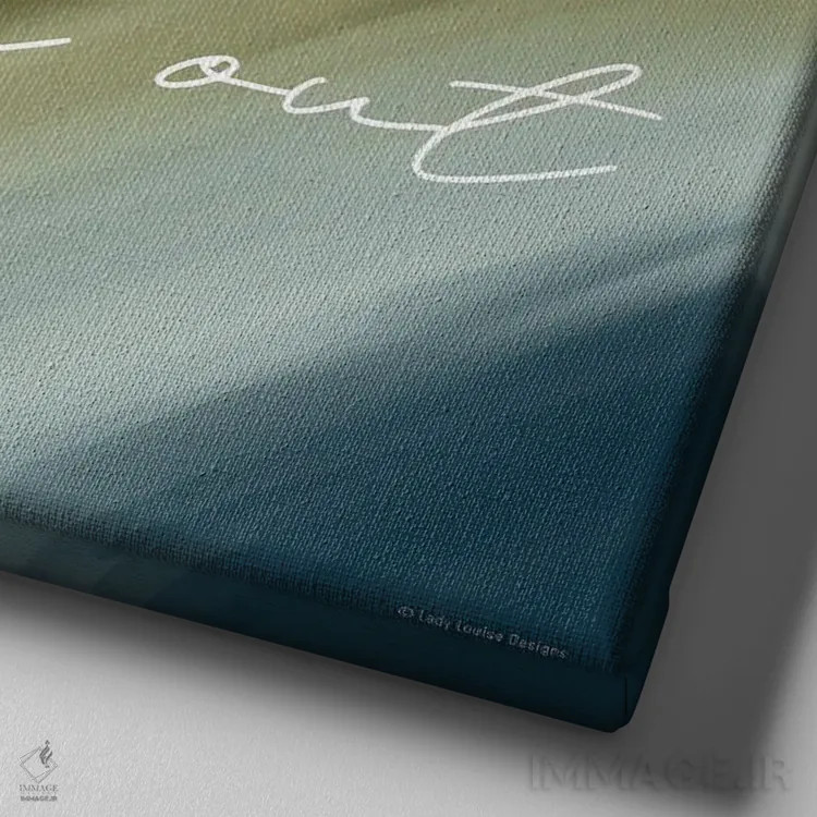 تابلو دکوراتیو Dance It Out,هر وقت شک داشتی، برقص! اثر لیدی لوئیز دیزاینز - نمای نزدیک بافت بوم