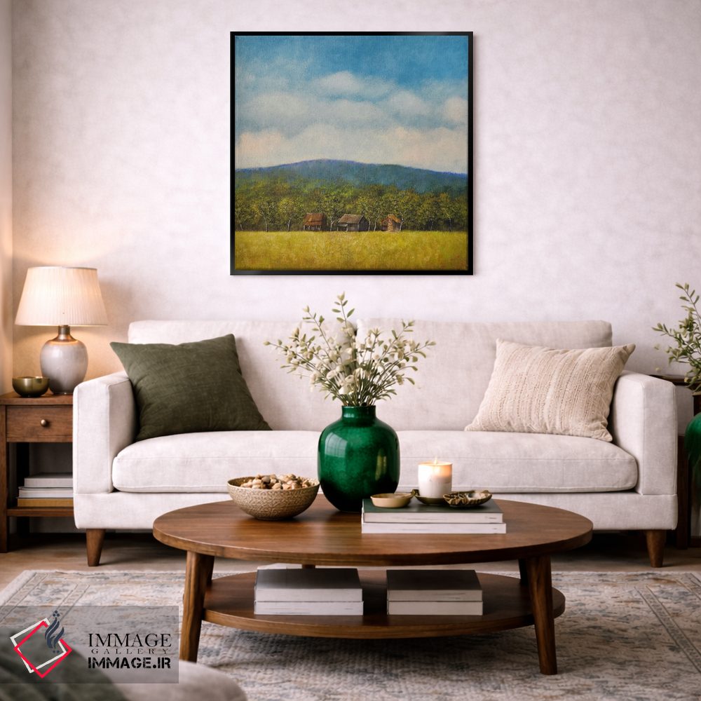 تابلو دکوراتیو دامنه کوه اثر شریل میلر لکی - D3B