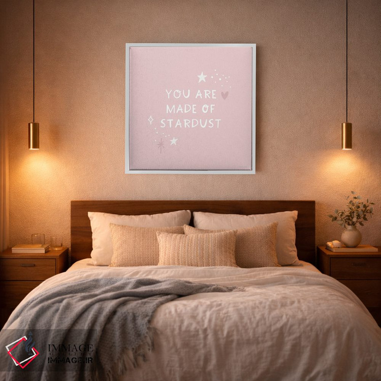 تابلو دکوراتیو ساخته شده از غبار ستاره ها اثر لیدی لوئیز دیزاینز - D3W