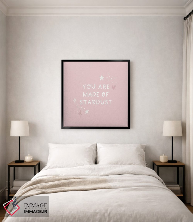 تابلو دکوراتیو ساخته شده از غبار ستاره ها اثر لیدی لوئیز دیزاینز - D6B