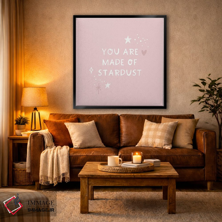 تابلو دکوراتیو ساخته شده از غبار ستاره ها اثر لیدی لوئیز دیزاینز - D5B