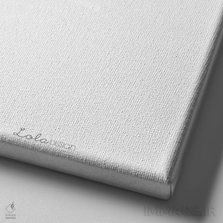 تابلو دکوراتیو جغد گیاهی حیات وحش اثر لولا دیزاین - نمای نزدیک بافت بوم