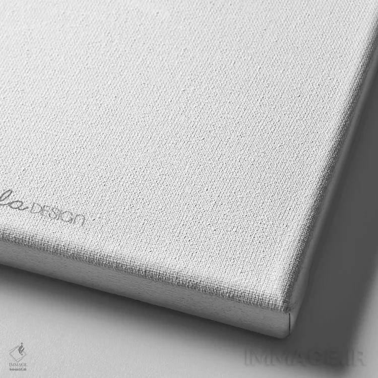 تابلو دکوراتیو پرتره سگ گری هوند اثر لولا دیزاین - نمای نزدیک بافت بوم