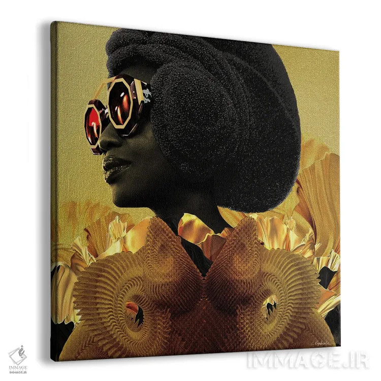 تابلو دکوراتیو مومبی دو اثر لولیتا لورنزو - نمای پرسپکتیو محصول