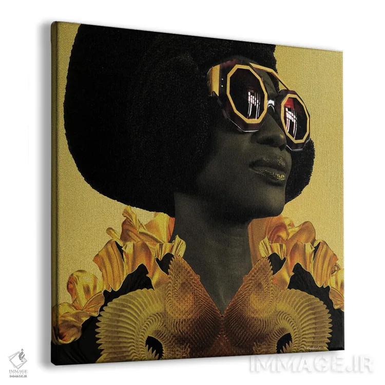 تابلو دکوراتیو مومبی دو اثر لولیتا لورنزو - نمای پرسپکتیو محصول