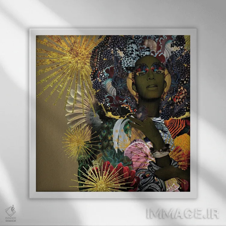 تابلو دکوراتیو همه چیزهای زیبا اثر لولیتا لورنزو - نمای قابدار سفید