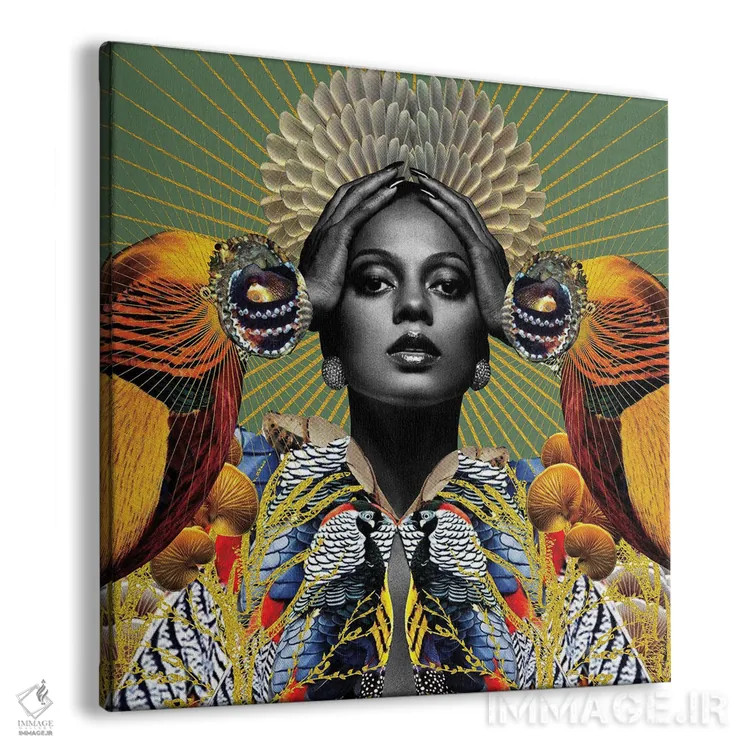 تابلو دکوراتیو آیریس اثر لولیتا لورنزو - نمای پرسپکتیو محصول