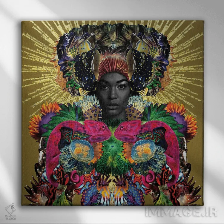 تابلو دکوراتیو متیس اثر لولیتا لورنزو - نمای روبهرو روی دیوار