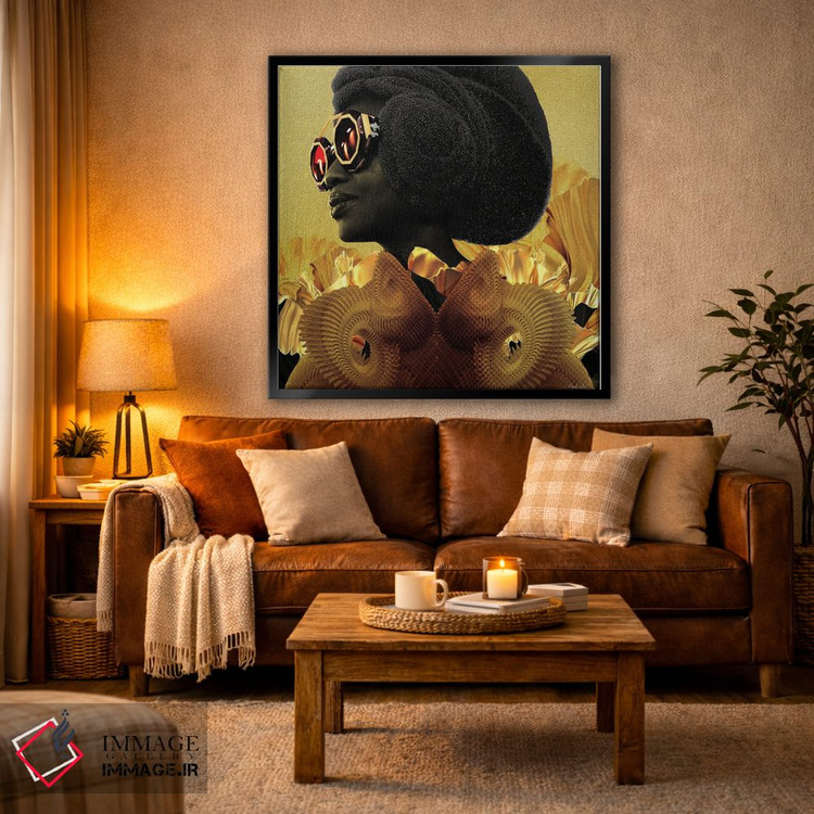 تابلو دکوراتیو مومبی دو اثر لولیتا لورنزو - D2B