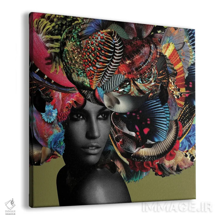 تابلو دکوراتیو یمایا اثر لولیتا لورنزو - نمای پرسپکتیو محصول