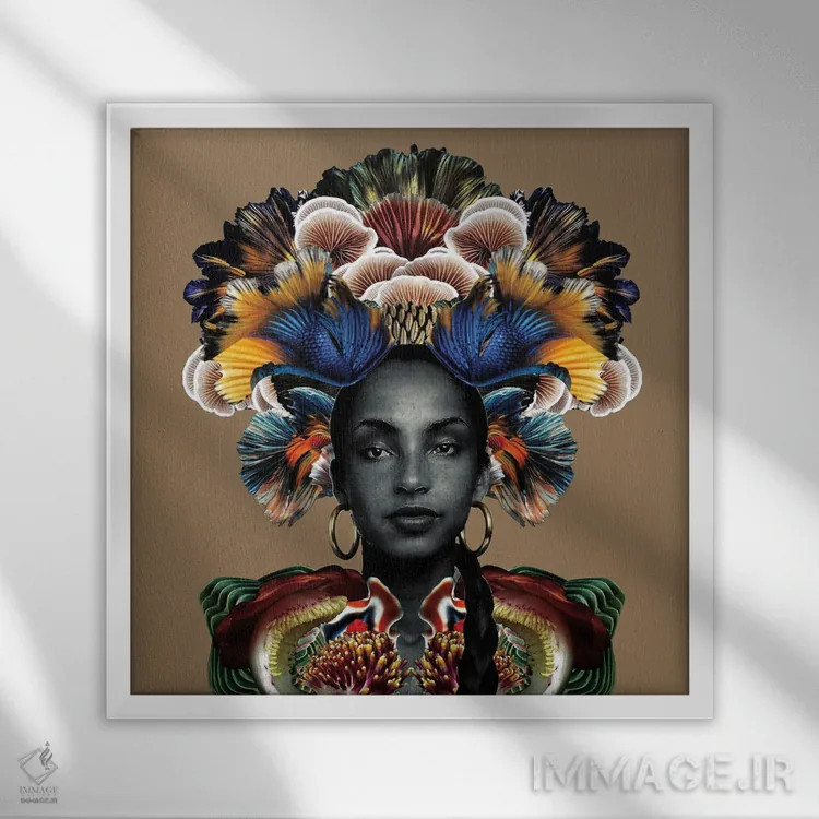 تابلو دکوراتیو عشق تو فرمانرواست اثر لولیتا لورنزو - نمای قابدار سفید