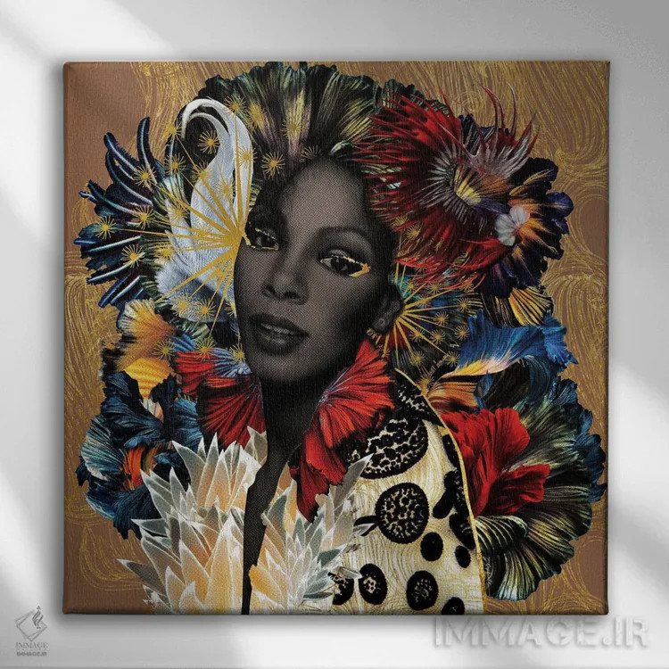 تابلو دکوراتیو زندگی شاداب اثر لولیتا لورنزو - نمای روبهرو روی دیوار