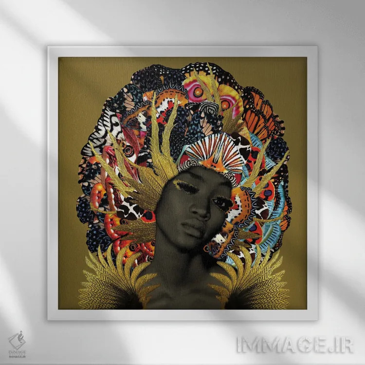 تابلو دکوراتیو همه چیزهای زیبا اثر لولیتا لورنزو - نمای قابدار سفید