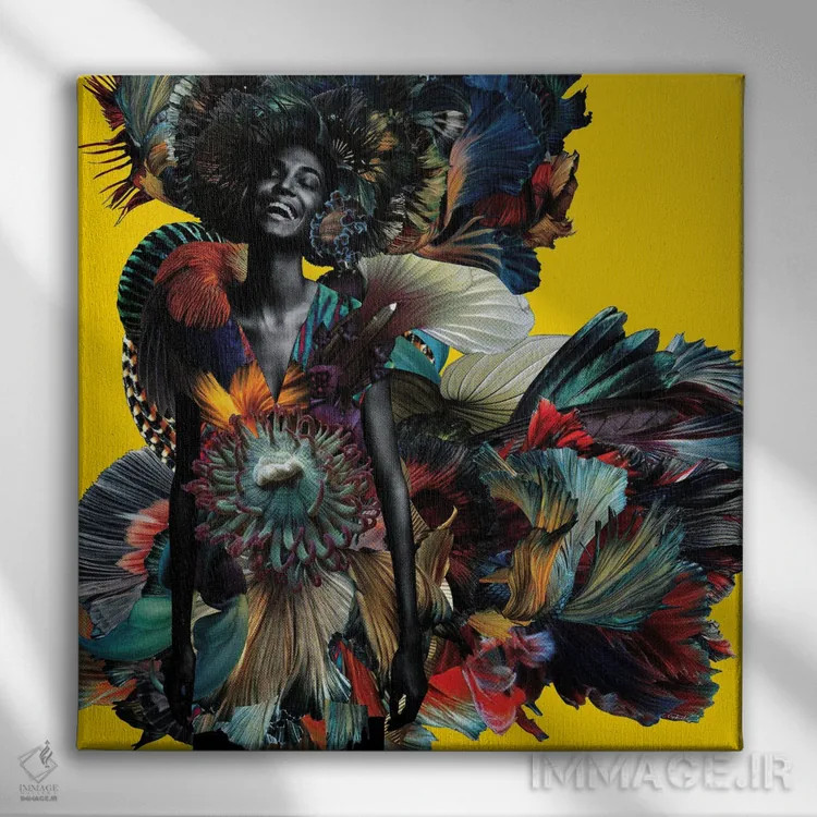 تابلو دکوراتیو سیتا اثر لولیتا لورنزو - نمای روبهرو روی دیوار