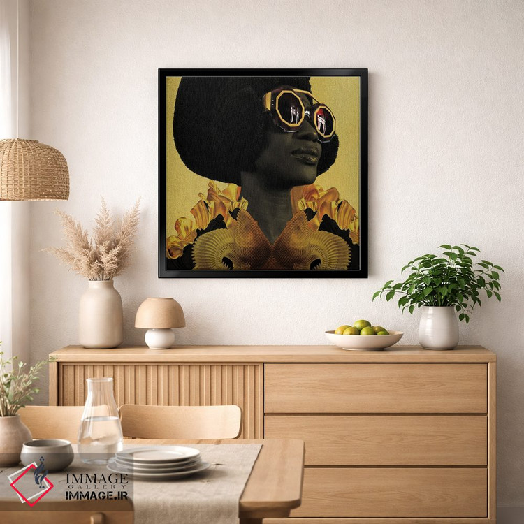 تابلو دکوراتیو مومبی دو اثر لولیتا لورنزو - D1B