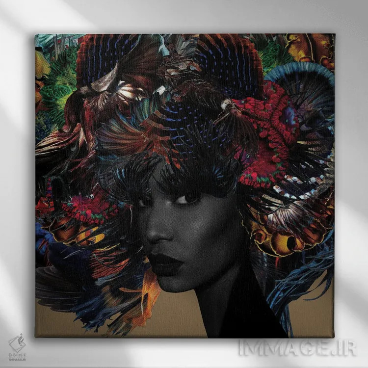 تابلو دکوراتیو چاندرا اثر لولیتا لورنزو - نمای روبهرو روی دیوار