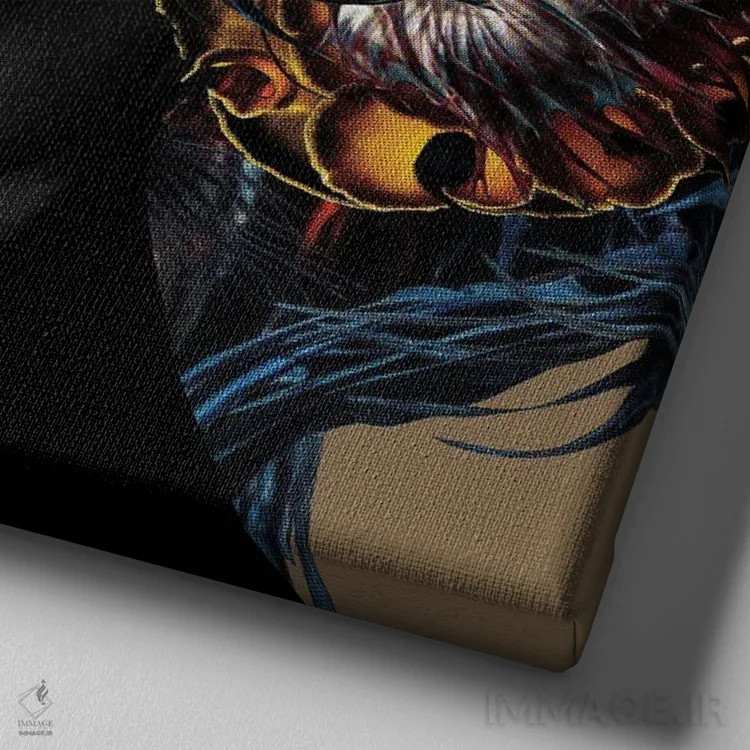 تابلو دکوراتیو چاندرا اثر لولیتا لورنزو - نمای نزدیک بافت بوم