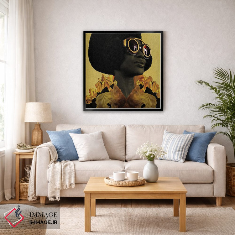 تابلو دکوراتیو مومبی دو اثر لولیتا لورنزو - D6B