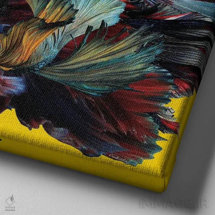 تابلو دکوراتیو سیتا اثر لولیتا لورنزو - نمای نزدیک بافت بوم