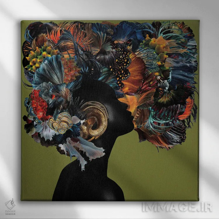 تابلو دکوراتیو محبوب اثر لولیتا لورنزو - نمای روبهرو روی دیوار