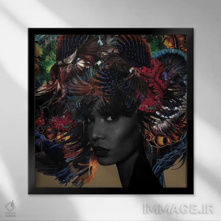 تابلو دکوراتیو چاندرا اثر لولیتا لورنزو - نمای قابدار مشکی