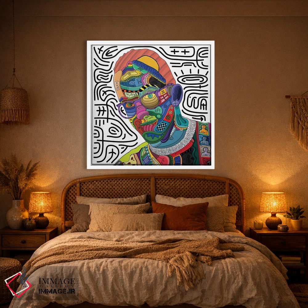 تابلو دکوراتیو آسیب دیده اثر ادو - D1W