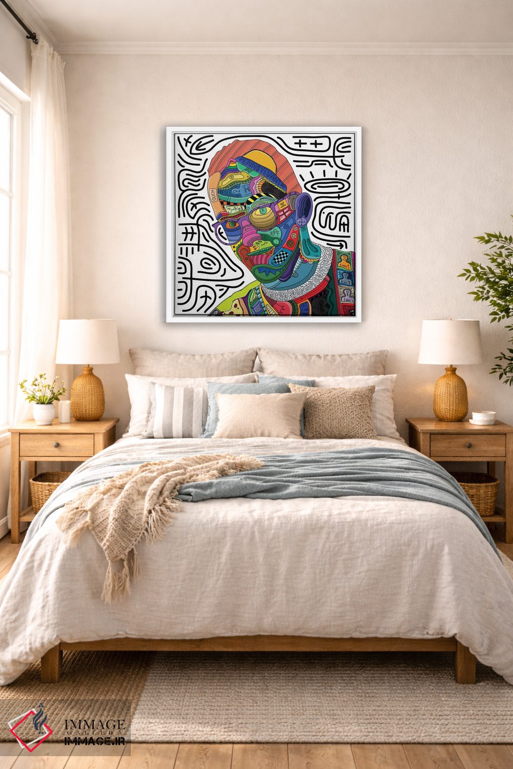 تابلو دکوراتیو آسیب دیده اثر ادو - D4W