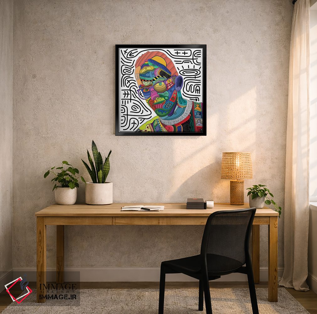 تابلو دکوراتیو آسیب دیده اثر ادو - D5B