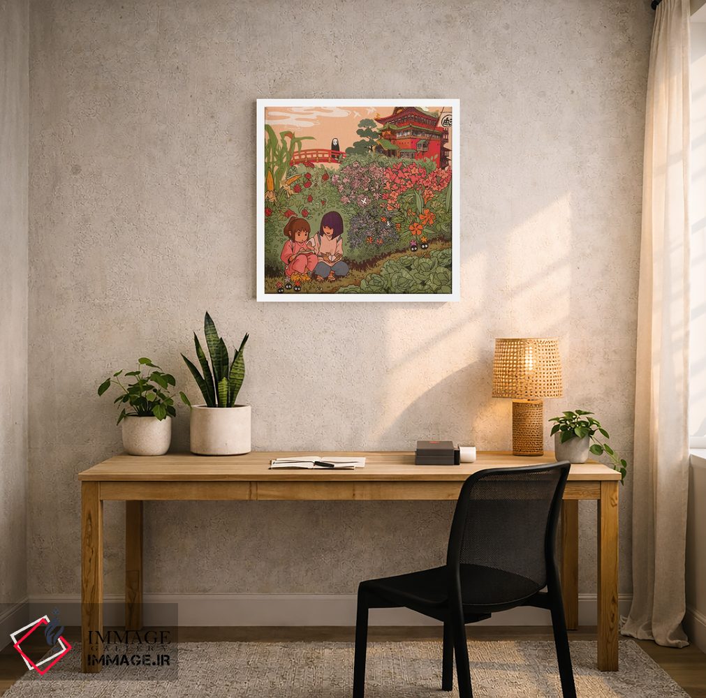 تابلو دکوراتیو سفر شگفت انگیز چیهیرو اثر لوسی میشل - D4W