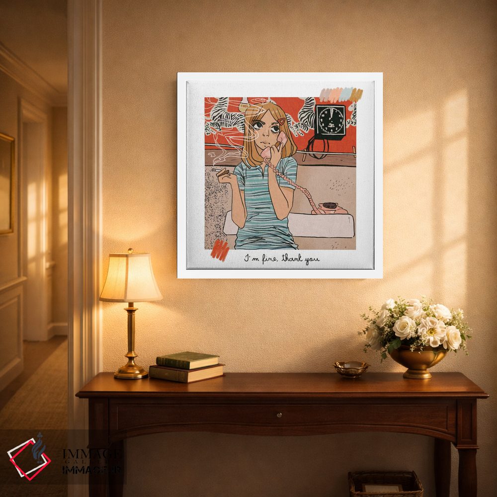 تابلو دکوراتیو مارگو تننباوم اثر لوسی میشل - D2W