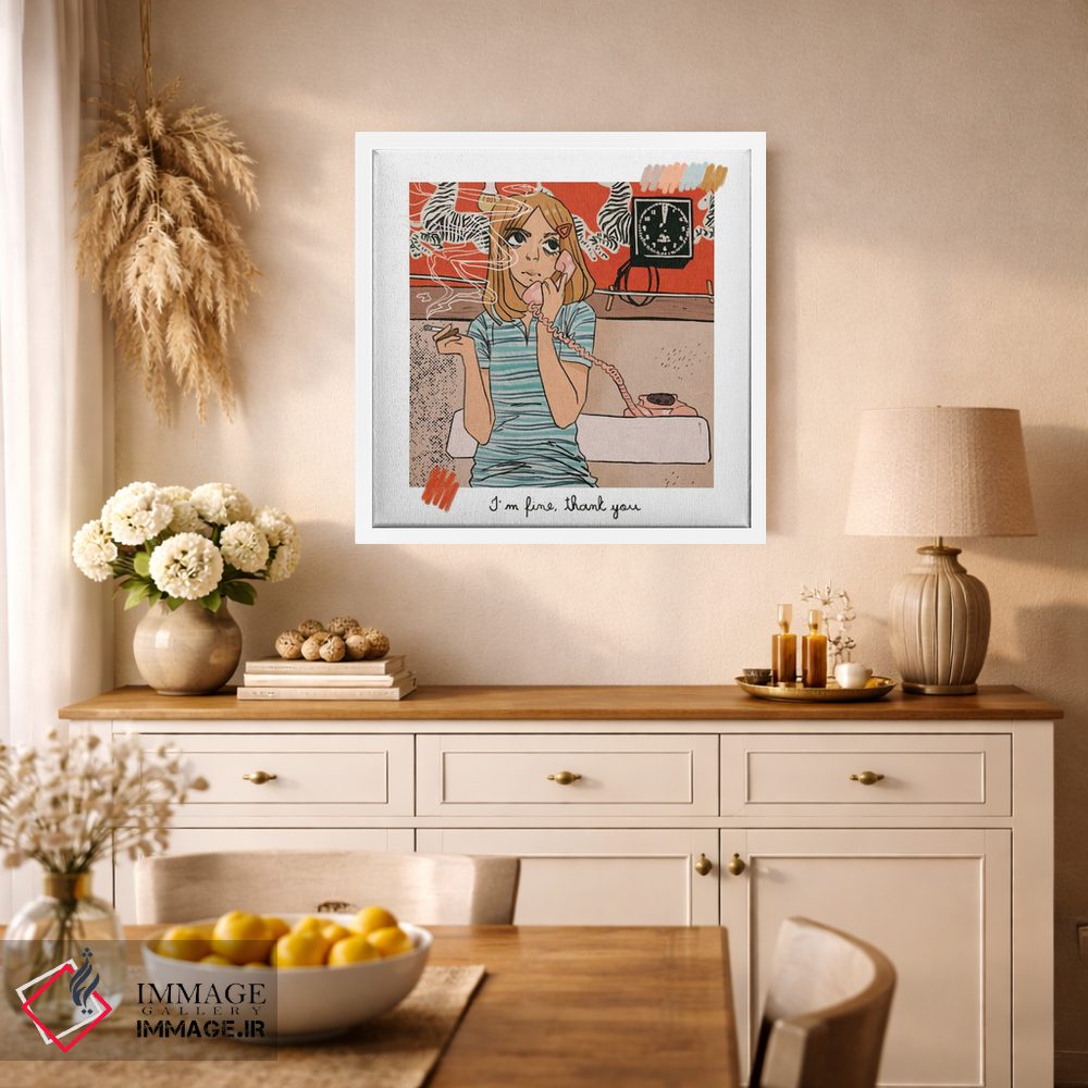 تابلو دکوراتیو مارگو تننباوم اثر لوسی میشل - D1W