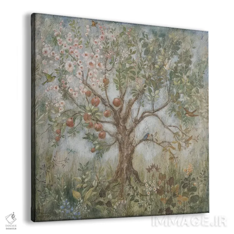 تابلو دکوراتیو درخت زندگی اثر لیزا مری کیندلی - نمای پرسپکتیو محصول