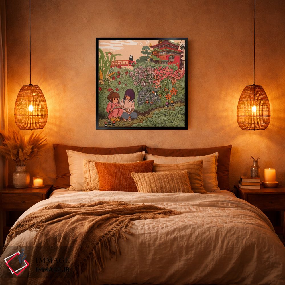 تابلو دکوراتیو سفر شگفت انگیز چیهیرو اثر لوسی میشل - D6B