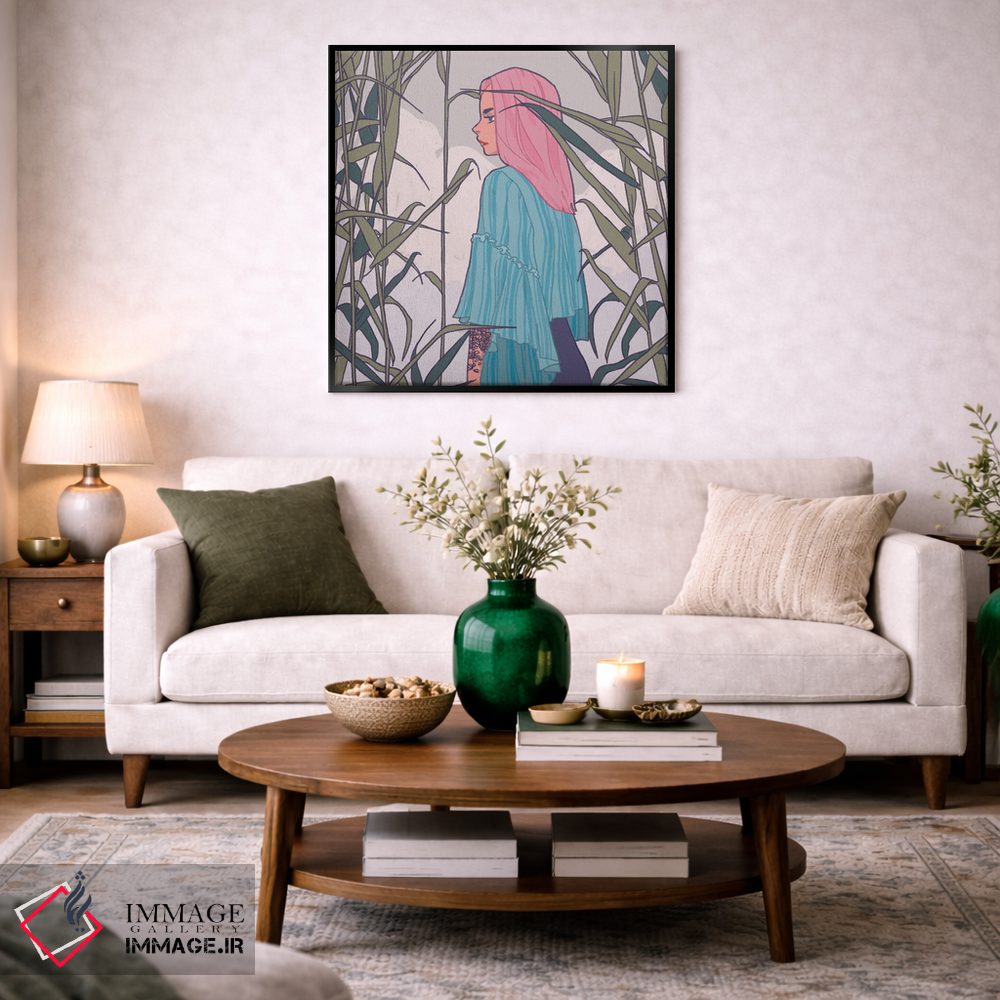 تابلو دکوراتیو آرامش اثر لوسی میشل - D4B