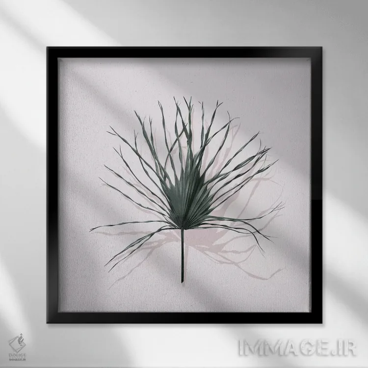 تابلو مینیمال سولو ۲ اثر لیمو - نمای قابدار مشکی